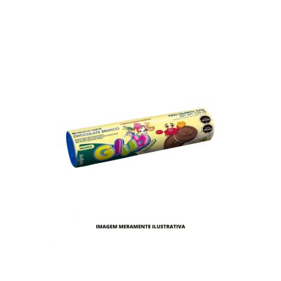BISCOITO -  GLUB SAGRA - 100g RECHEADO CHOC BRANCO - CX30